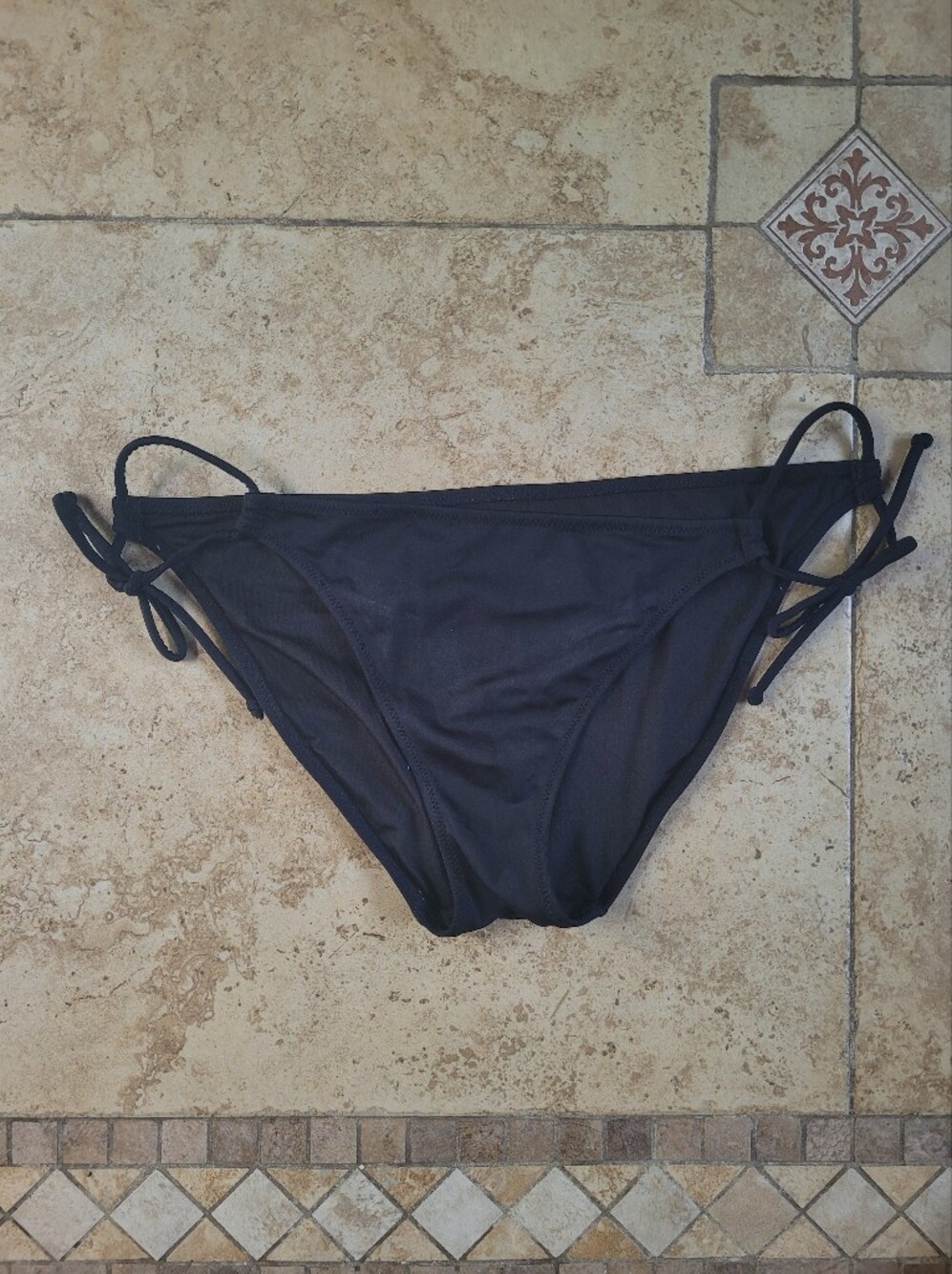 Victoria's Secret The Bow Black Women's Tie-Side Bikini Bottom